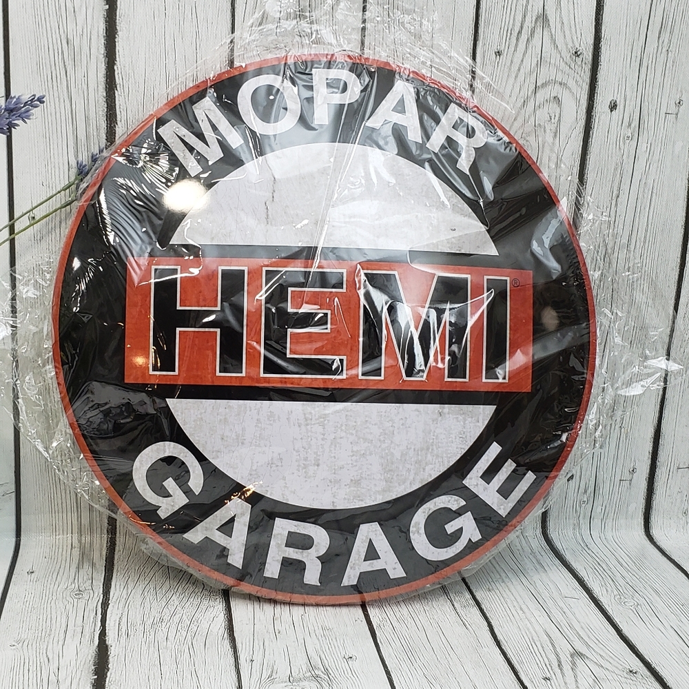 NEW 15" MOPAR HEMI GARAGE DOME METAL SIGN WALL DECOR